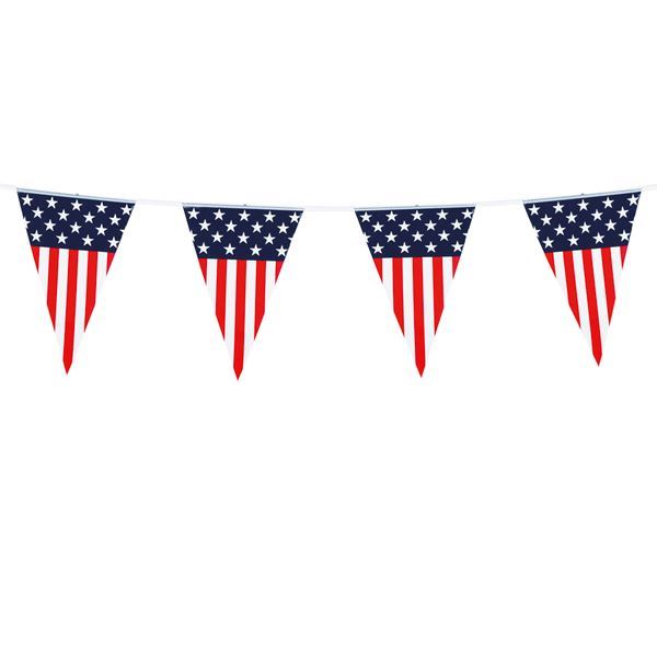 Imagen de Banderín Bandera Americana USA plástico (6m)