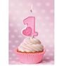 Imagens de Vela mi primer añito rosa