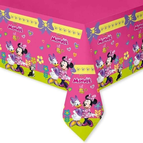 Imagen de Mantel de Minnie Mouse Rosa plástico