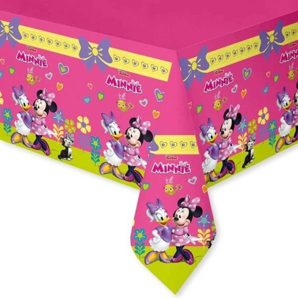 Mantel Plástico Para Cumpleaños Infantil Personajes Color M Minnie