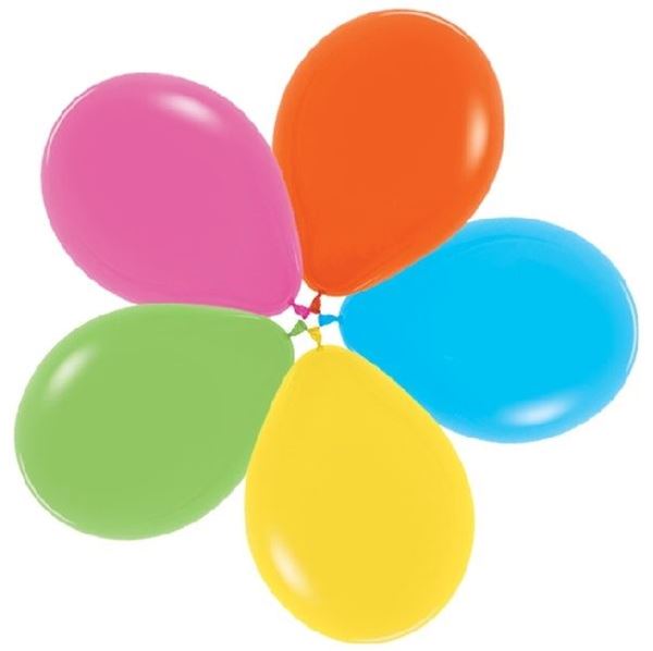 Picture of Globos Colores Tropical Fashion Sólido 30cm Sempertex R12-001-12 (12)