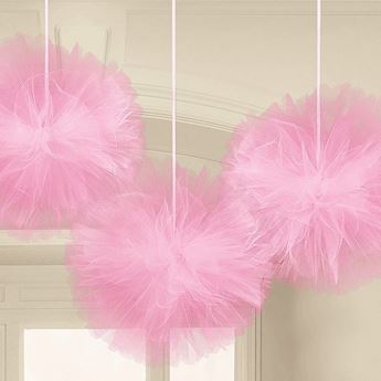 Picture of Pompón Tul Rosa (3 uds.)