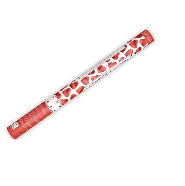 Imagen de Cañón de Confeti Corazones Rojos (60cm)