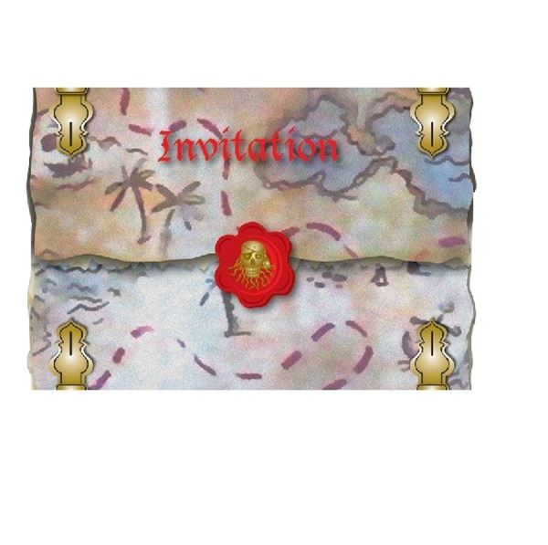 Imagens de Invitaciones Mapa Pirata (8)