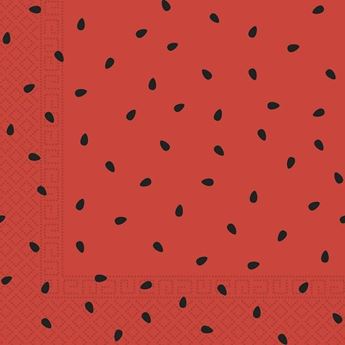 Imagen de Servilletas Watermelon Verano papel 33cm (20 unidades)