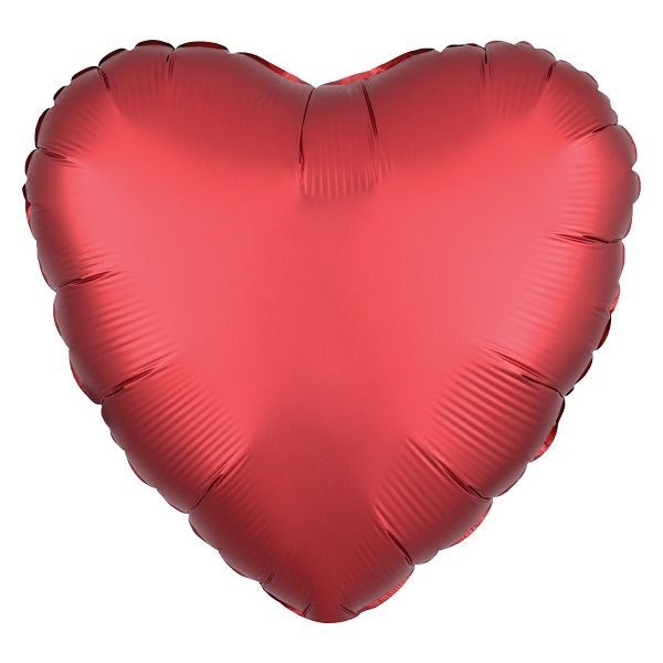 Imagen de Globo Corazón Sangría Satín (45cm)