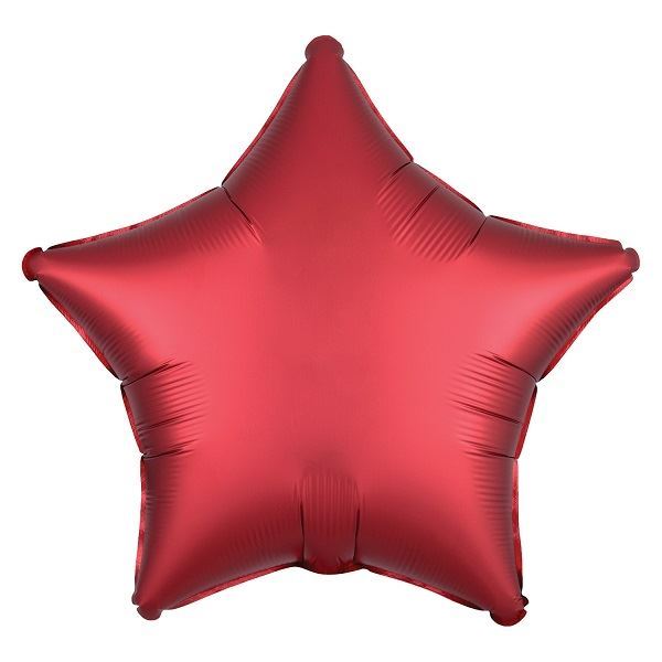 Picture of Globo Estrella Sangría Satín (48cm)