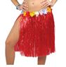 Imagen de Falda Hawaiana Flores Roja