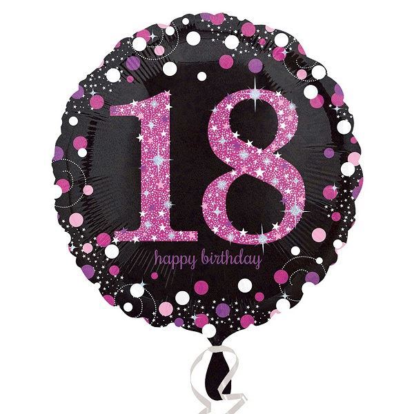 Picture of Globo 18 Años Rosa Glamour (45cm)