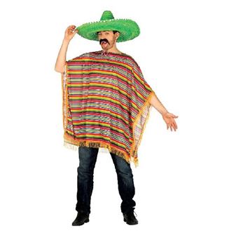 Imagen de Disfraz Poncho Mexicano (Talla 52-54)