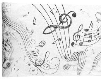 Imagen de Camino de Mesa Fiesta Música (5m)
