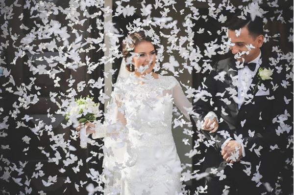 Imagens de Cañón de Confeti Mariposas (60cm)