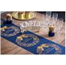 Picture of Camino de Mesa Azul Merry Christmas (3m)