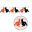 Picture of Guirnalda Brujas Naranja y Negro (3m)