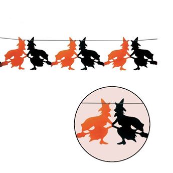 Imagen de Guirnalda Brujas Naranja y Negro (3m)