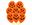 Imagens de Globos Naranjas Calabaza Látex (12 unidades)