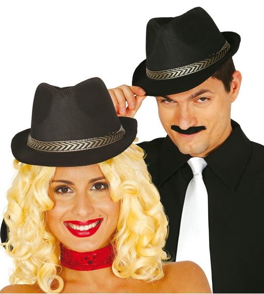 Imagen de Sombrero Gangster Negro