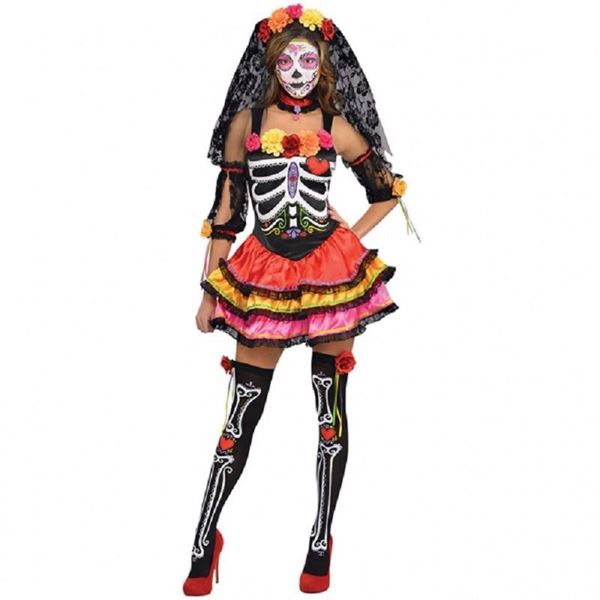 Imagen de Disfraz Día de los Muertos Lujo (Talla L)