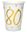 Picture of Vasos 80 Cumpleaños Blanco Dorado cartón (10 unidades)