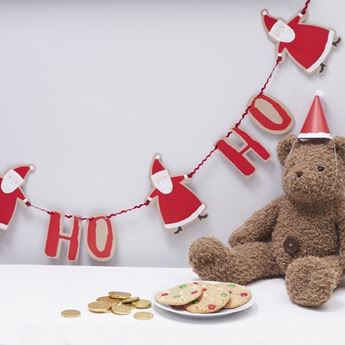 Imagen de Guirnalda Santa Claus Ho-Ho-Ho (2m)