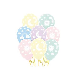 Imagen de Globos Colores Sol y Luna Pastel (12)