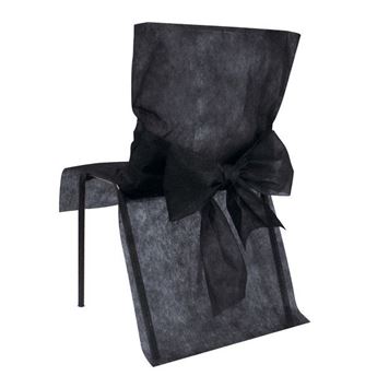 Imagen de Fundas Silla Negro Maxi Pack (10)