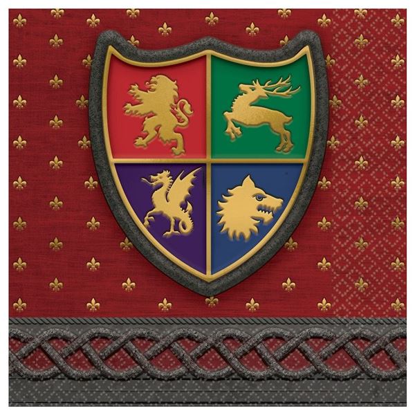 Picture of Servilletas Medieval Juego de Tronos papel 33cm (16 unidades)