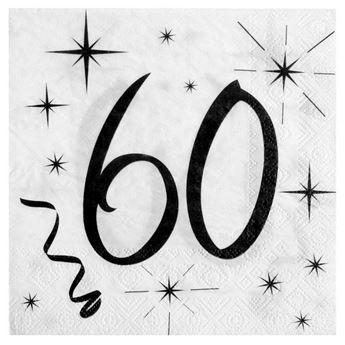 Imagens de Servilletas 60 Cumpleaños papel (20)