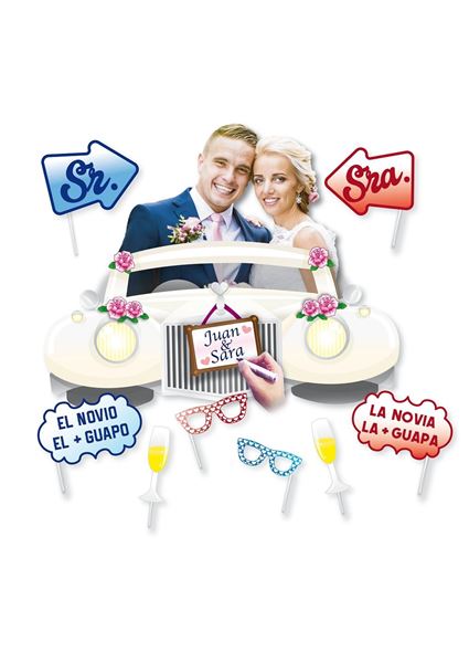 Picture of Marco Photocall Boda con Accesorios