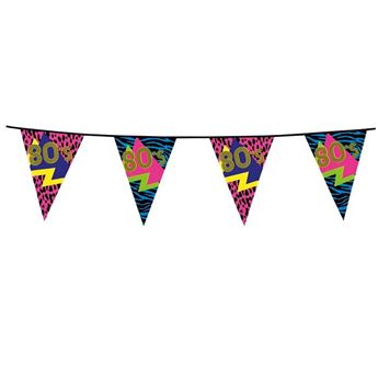 Imagen de Banderín Fiesta Años 80 (6m)