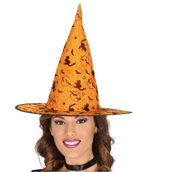 Imagen de Gorro Bruja Naranja Original