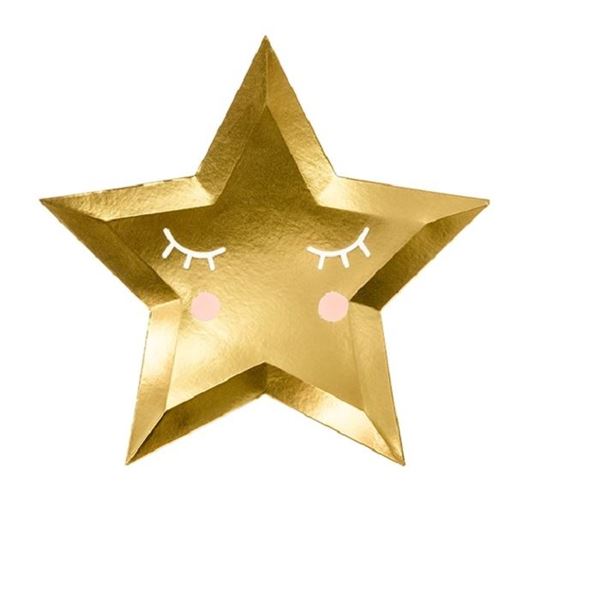 Picture of Platos My Little Star cartón 27cm (6 unidades)