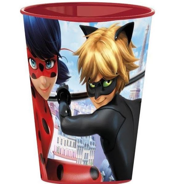 Imagen de Vaso de Ladybug París Plástico Duro Reutilizable 260ml (1 unidad)