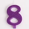 Picture of Vela 8 Morada Glitter