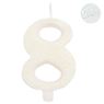Picture of Vela 8 Blanca Glitter