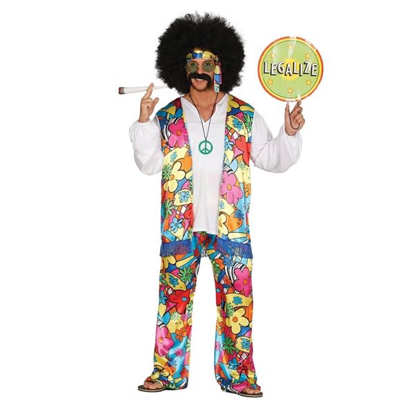 Picture of Disfraz Hippie Flores Hombre (Talla 48-50)