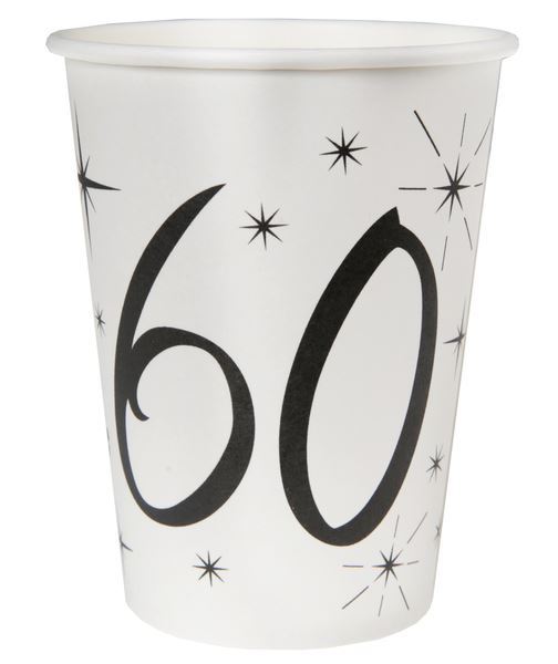 Picture of Vasos 60 Cumpleaños cartón (10)
