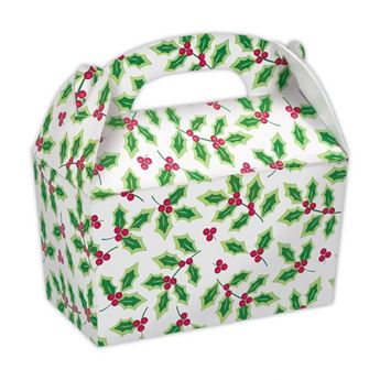 Imagen de Cajas Navidad Hojas Acebo (5 unidades)