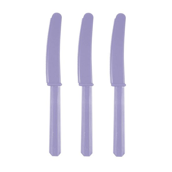 Imagens de Cuchillos Morado Claro Reutilizables (10 uds.)