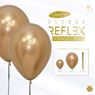 Imagen de Globos Réflex Dorados 30cm Sempertex R12-970-12 (12)