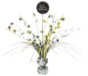Imagen de Centro de Mesa Happy Birthday Elegante
