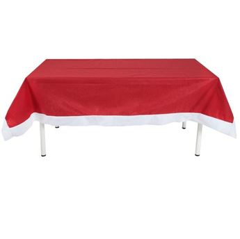 Imagen de Mantel Rojo Navideño Rectangular (150cm x 220cm)
