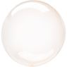 Imagen de Globo Burbuja Transparente Naranja plástico (45cm)