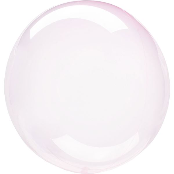 Picture of Globo Burbuja Transparente Rosa Claro plástico (45cm)