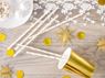 Imagen de Pajitas Estrellas Doradas papel (10 unidades)