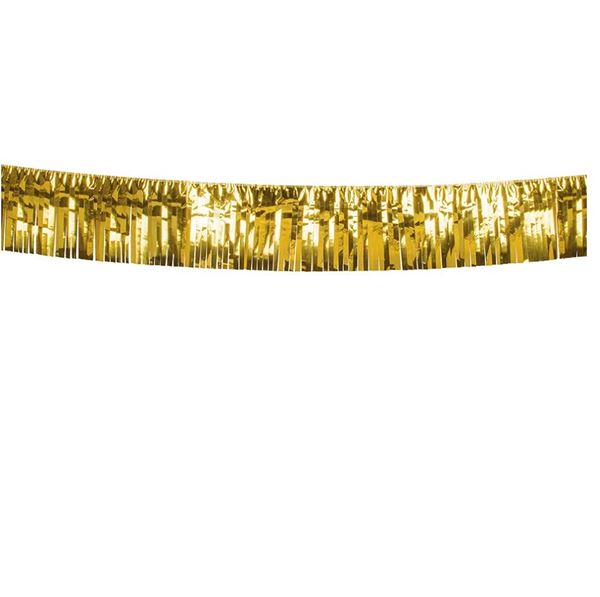 Imagen de Banner Metálico Flecos Dorado (6m)