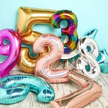 Imagen de categoría GLOBOS NÚMEROS DE CUMPLEAÑOS