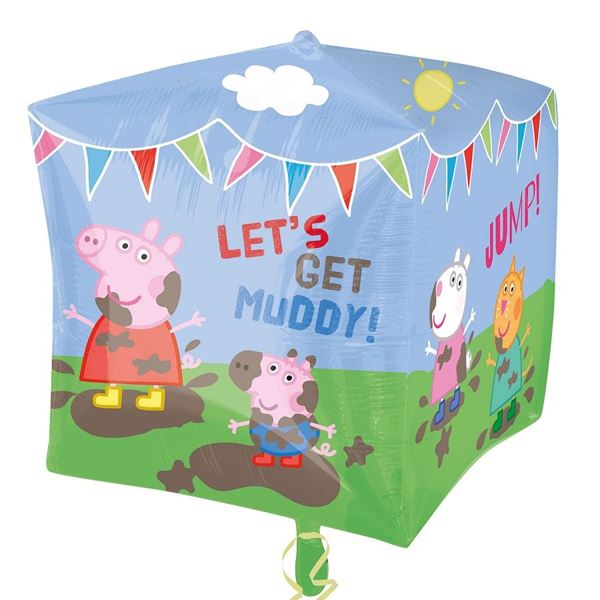 Imagen de Globo Peppa Pig Cubo (38cm)