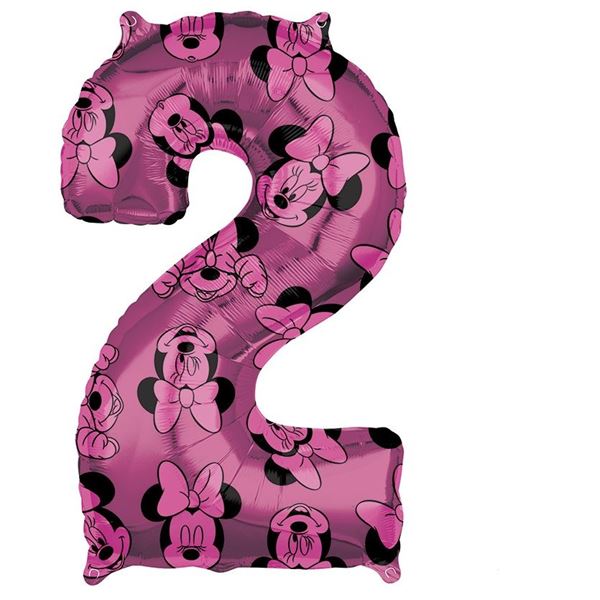 Imagen de Globo Minnie Mouse Número 2 (65cm)