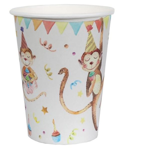 Picture of Vasos Zoo Party cartón (10 unidades)